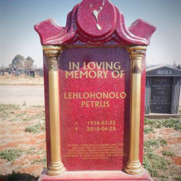 MOFOKENG Lehlohonolo Petrus 1954-2010