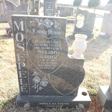 MOSEPELE Selibo George 1917-1999