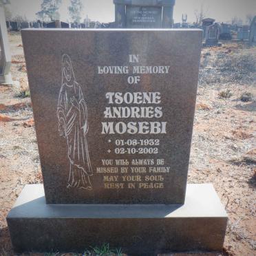 MOSEBI Tsoene Andries 1932-2002