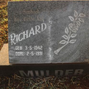MULDER Richard 1942-1991