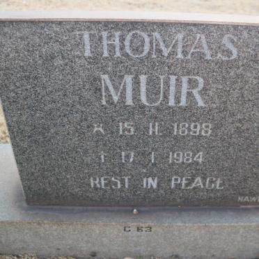 MUIR Thomas 1898-1984
