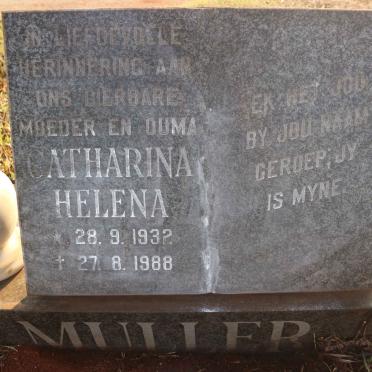 MULLER Catharina Helena 1932-1988
