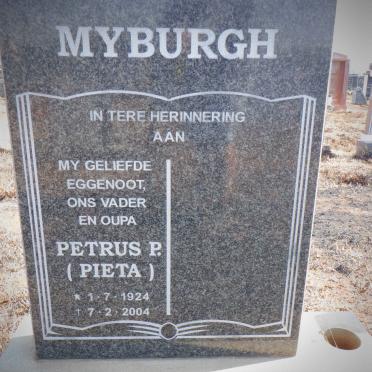 MYBURGH Petrus P. 1924-2004