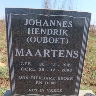 MAARTENS Johannes Hendrik 1949-2006 