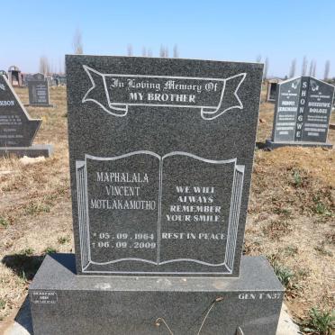MAPHALALA Vincent Motlakamotho 1964-2009