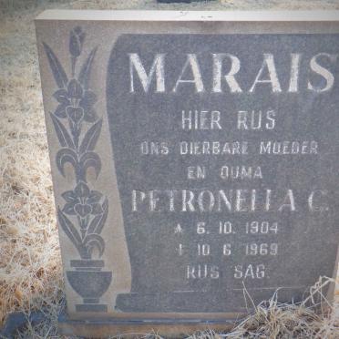 MARAIS Petronella A.C. 1904-1969