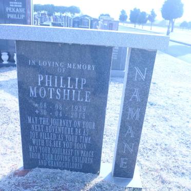 NAMANE Phillip Motshile 1939-2015
