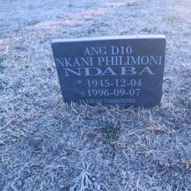 NDABA Nkani Philimoni 1945-1996