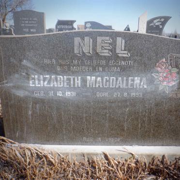 NEL Elizabeth Magdalena 1931-1993