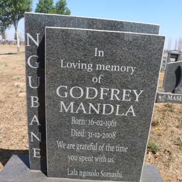 NGUBANE Godfrey Mandla 1961-2008