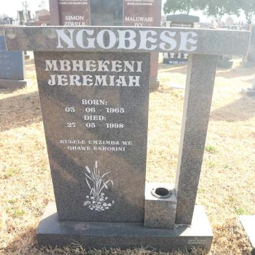 NGOBESE Mbhekeni Jeremiah 1965-1998