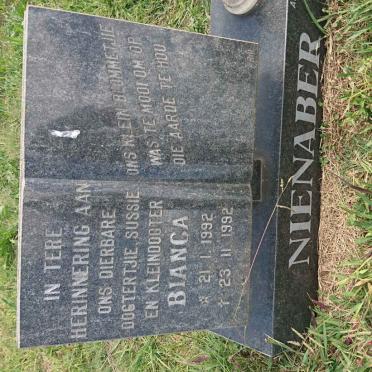 NIENABER Bianca 1992-1992