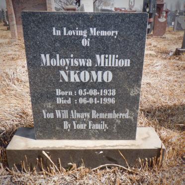 NKOMO Moloyiswa Million 1938-1996