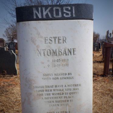 NKOSI Ester Ntombane 1919-1995