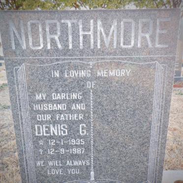 NORTHMORE Denis G. 1935-1987