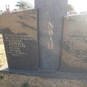 NOAH Ludaka William 1920-1999 &amp; Nombulelo Josephine 1924-2001