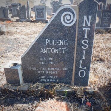 NTSILO Puleng Antonet 1980-2003