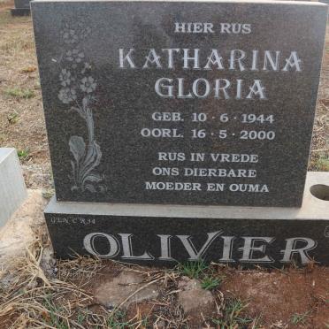 OLIVIER Katharina Gloria 1944-2000