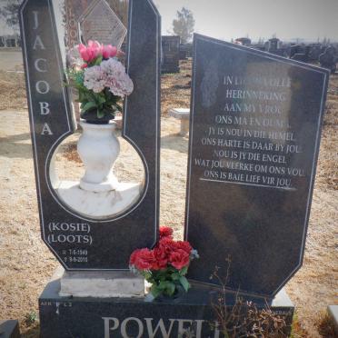 POWELL Jacoba nee LOOTS 1949-2010
