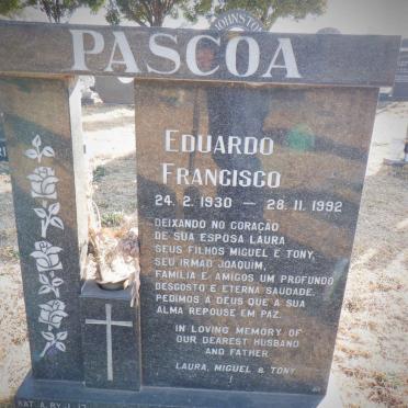 PASCOA Eduardo Francisco 1930-1992