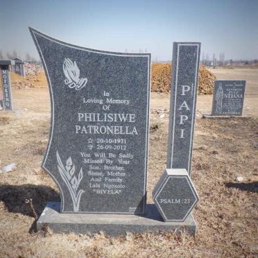PAPI Philisiwe Patronella 1971-2012