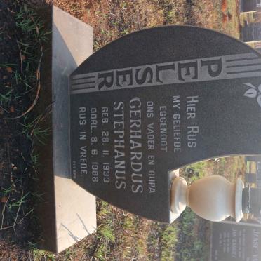 PELSER Gerhardus Stephanus 1933-1988