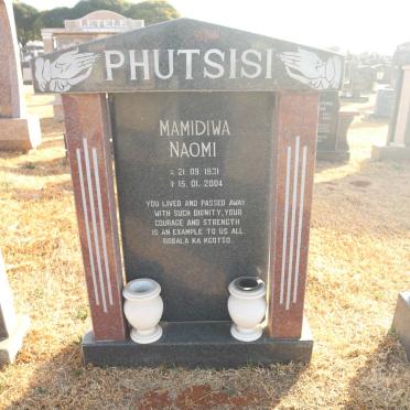 PHUTSISI Mamidiwa Naomi 1931-2004