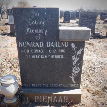 PIENAAR Konrad Barend 1946-1980
