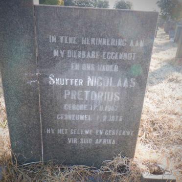 PRETORIUS Nicolaas 1947-1976