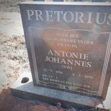 PRETORIUS Antonie Johannes 1936-1999
