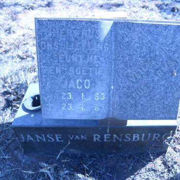 RENSBURG Jaco, Janse van 1983-1983