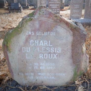 ROUX Charl du Plessis, le 1930-1997