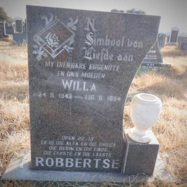 ROBBERTSE Willa 1943-1984