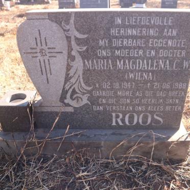 ROOS Maria Magdalena C.W. 1947-1988