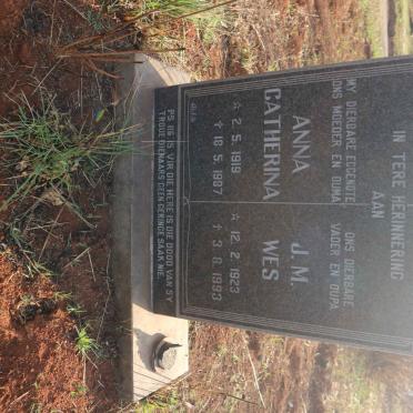 ROUX J.M., le 1923-1993 &amp; Anna Catherina 1919-1987