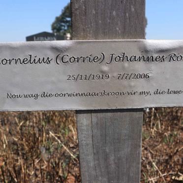 ROELOFFZE Cornelius Johannes 1919-2006