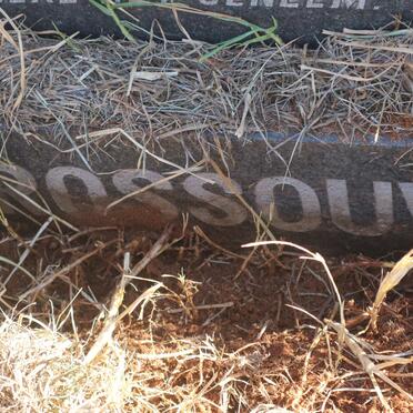 ROSSOUW Gert Martinus 1923-1982