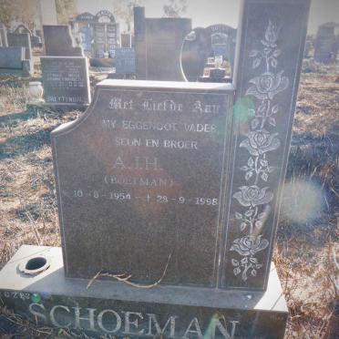 SCHOEMAN A.J.H. 1954-1998