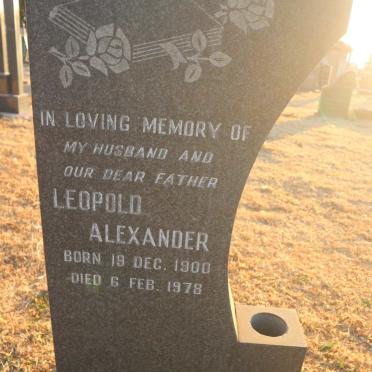 SCHULTZ Leopold Alexander 1900-1978