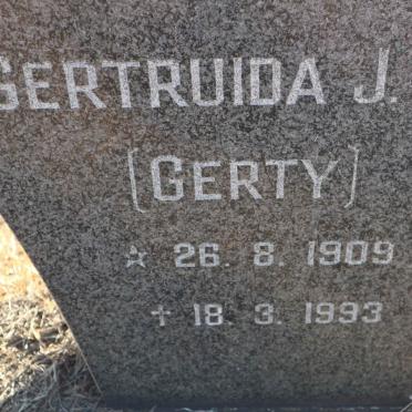 SCHEEPERS Benjamin Coenraad 1904-1978 &amp; Gertruida J.E. 1909-1993