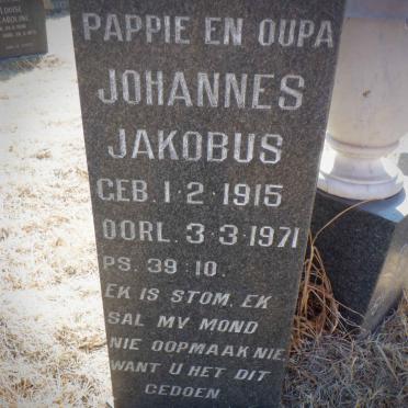 SCHALKWYK Johannes Jakobus, van 1915-1971 &amp; Maria Frederika 1919-1984