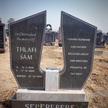 SEPEREPERE Thlafi Sam 1936-2005