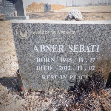 SEBATI Abner 1945-2012