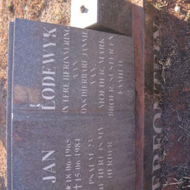 SERFONTEIN Jan Lodewyk 1965-1984