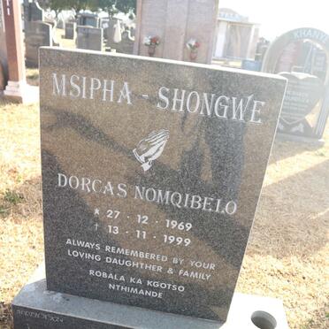 SHONGWE Dorcas Nomqibelo, MSIPHA 1969-1999