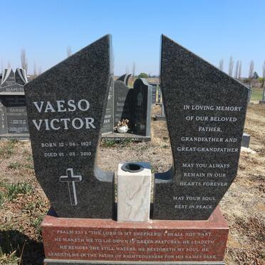 SITHOLE Vaeso Victor 1927-2010
