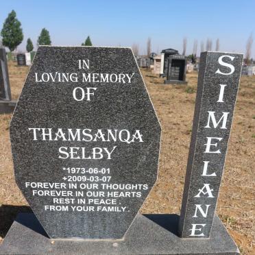 SIMELANE Thamsanqa Selby 1973-2009