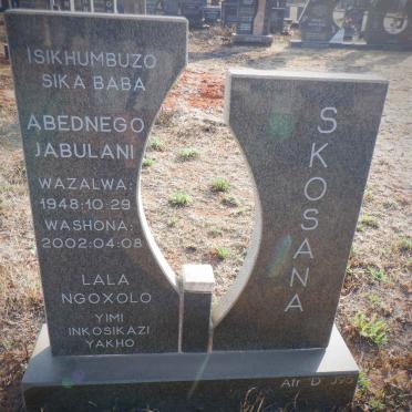 SKOSANA Abednego Jabulani 1948-2002
