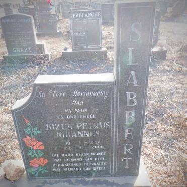 SLABBERT Jozua Petrus Johannes 1947-2000