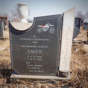 SLATER Xavier 1986-1995